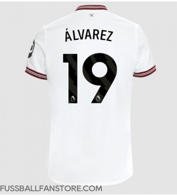 West Ham United Edson Alvarez #19 Replik Auswärtstrikot 2023-24 Kurzarm